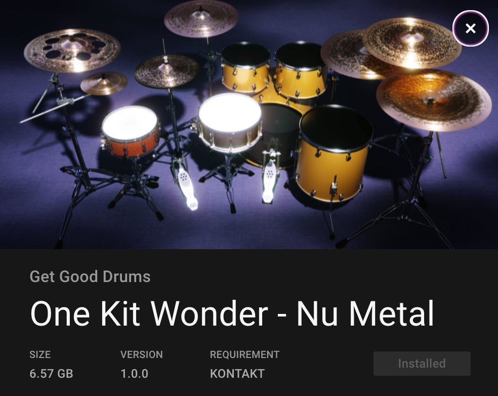 GetGood Drums OKW: Nu Metal